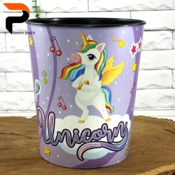 سطل کودک گرد چاپدار  گلد