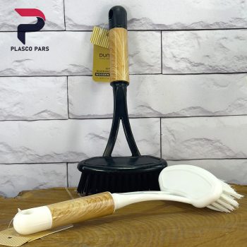 برس سینک تخت دسته چوبی دومان - Image 3