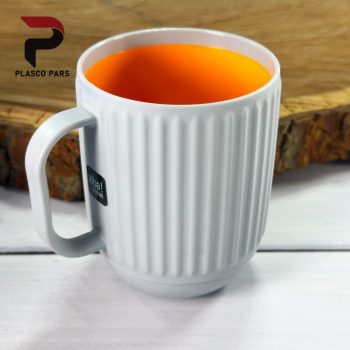 لیوان دو رنگ هاشوردار 1 زیبا - Image 7