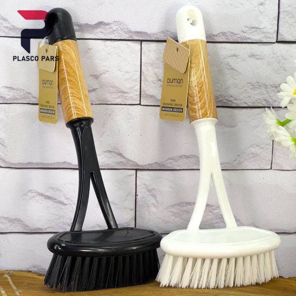 برس سینک تخت دسته چوبی دومان