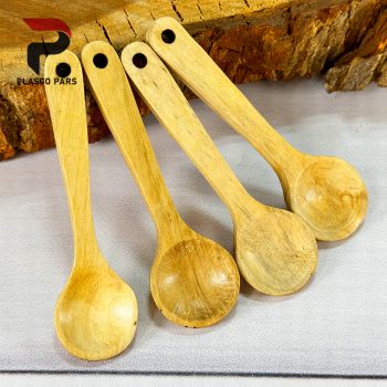قاشق پیمانه 4 عددی چوبی توت
