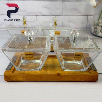 اردو خوری 2 خانه مربع کف چوبی لیمون - Image 4