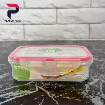 ظرف فریزری مستطیل 2 خانه  لیمون - Image 3