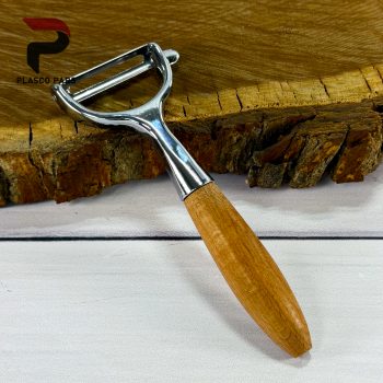 پوست کن کمانی دسته چوبی بدیس