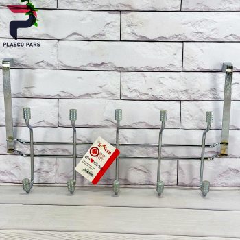 پشت دری 10 شاخه  استیل B-332