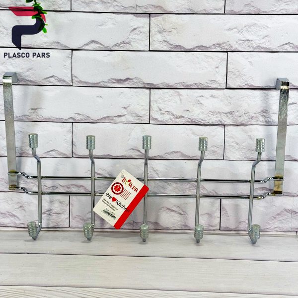 پشت دری 10 شاخه  استیل B-332