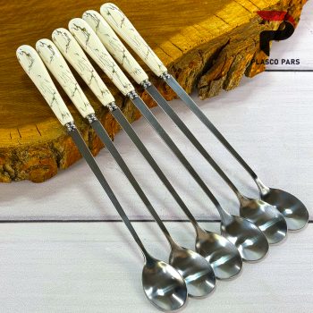 قاشق شربت دسته سرامیکی ماربل - Image 2