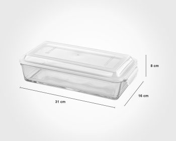 ظرف شیشه ای 1.4 مستطیل لیمون - Image 6