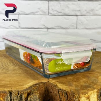 ظرف شیشه ای 1.4 مستطیل لیمون - Image 7