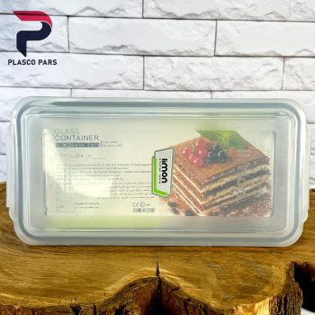 ظرف شیشه ای 1.4 مستطیل لیمون - Image 3