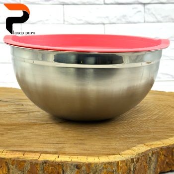 کاسه استیل درب دار 5