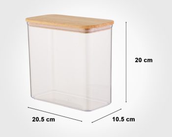 بانکه مستطیل سارینا در چوبی سایز 1 لیمون - Image 2