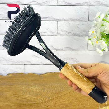 برس سینک تخت دسته چوبی دومان - Image 4