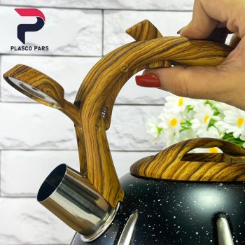 کتری استیل سوتی چوبی 3 لیتر - Image 6