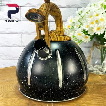 کتری استیل سوتی چوبی 3 لیتر - Image 11