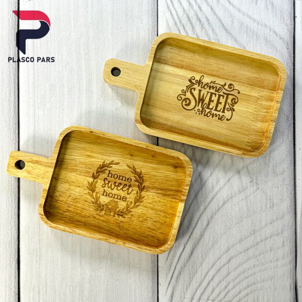 زیر لیوانی راکتی کوچک چوبی