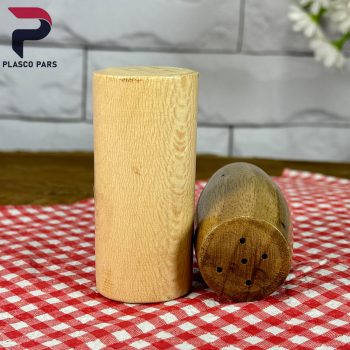 نمکپاش استوانه بلند چوبی