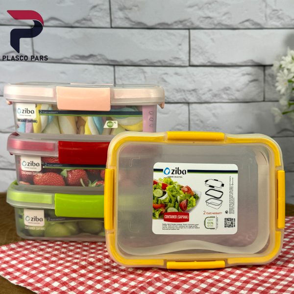 ظرف فریزری گاپانا مستطیل 400 میل زیبا