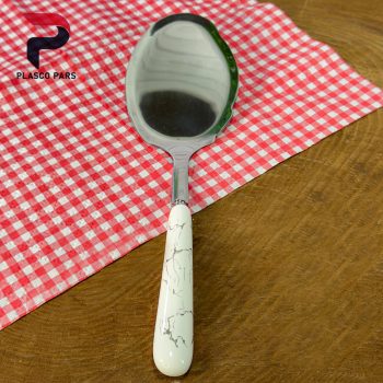 کفگیرملاقه تک سرامیکی طرح ماربل - Image 5