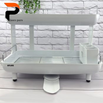 جاظرفی 2 طبقه استیل شقایق - Image 8