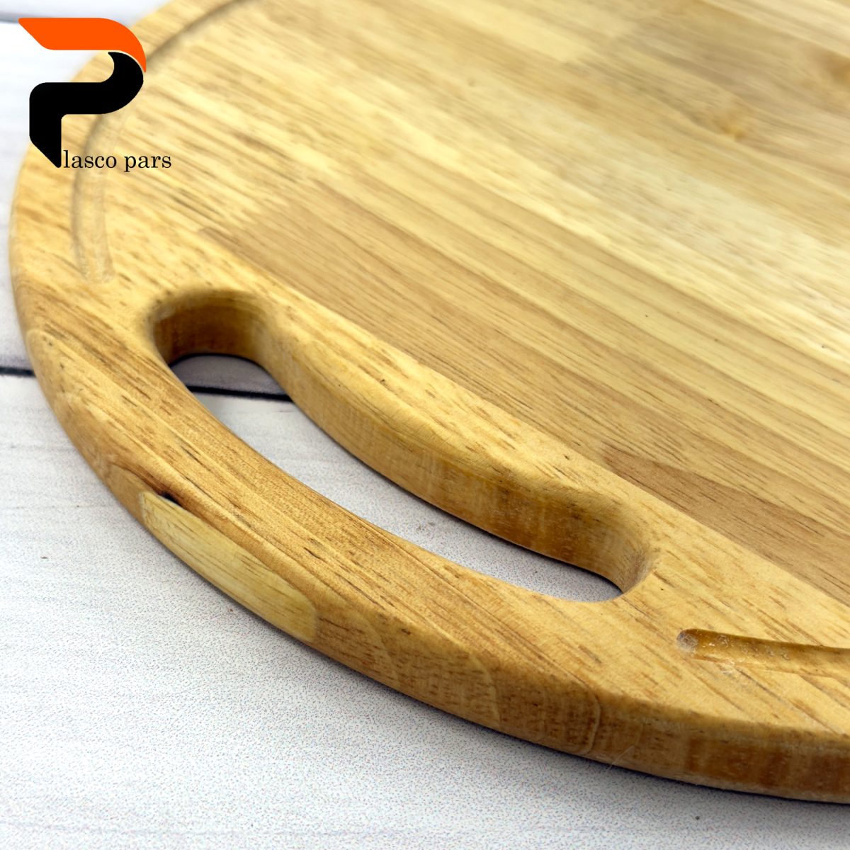 تخته گوشت بزرگ گرد چوبی A150 - Image 3