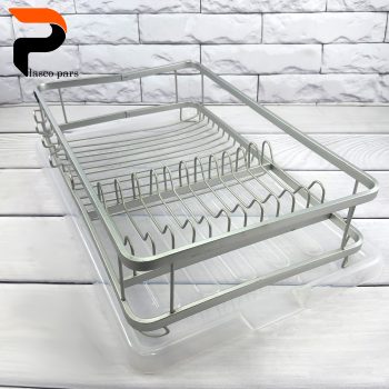 جاظرفی آلومینیوم 1 طبقه نقره ای A110 - Image 3