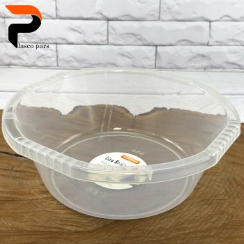 لگن گرد لیزا شفاف 2 گلد - Image 4