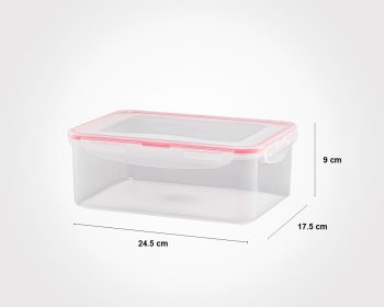 ظرف فریزری مستطیل 2.6 لیتری لیمون - Image 6