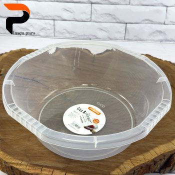 لگن گرد لیزا شفاف 2 گلد - Image 5