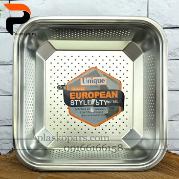 آبکش استیل مربع سایز 28 - Image 2