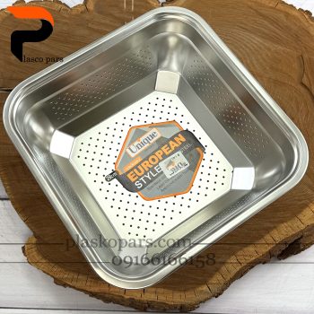 آبکش استیل مربع سایز 28