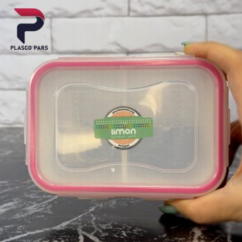 ظرف فریزری مستطیل 2 خانه  لیمون - Image 2