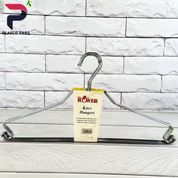 آویز لباس کروم سوپر قلاب دار A-645