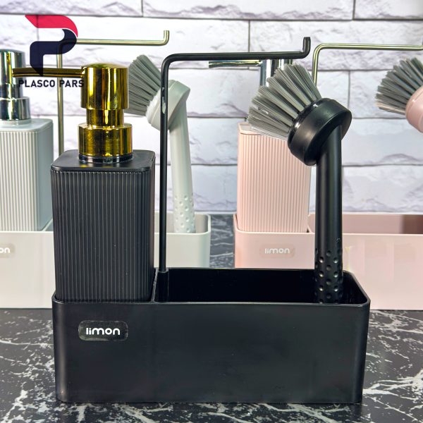 ست جامایع چهارگوش شیاردار لیمون