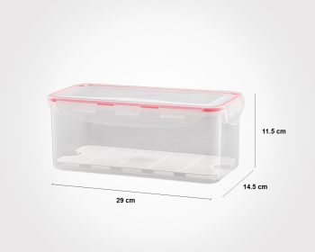 ظرف فریزری مستطیل 3.4 لیتری لیمون - Image 4