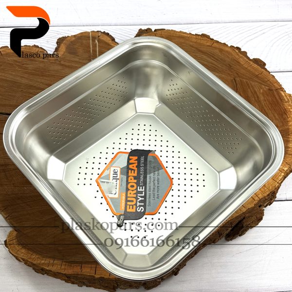 آبکش استیل مربع سایز 30