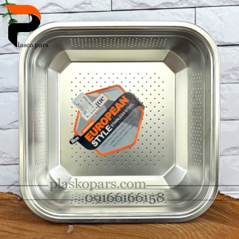 آبکش استیل مربع سایز 30 - Image 2