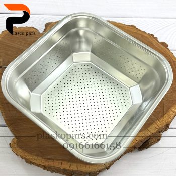 آبکش استیل مربع سایز 32 - Image 3