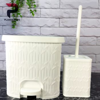 سطل و فرچه 4 گوش بامبو کوچک لیمون - Image 2