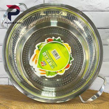 آبکش استیل ضخیم دسته دار سایز 32 - Image 5