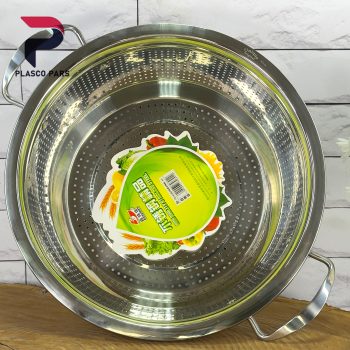 آبکش استیل ضخیم دسته دار سایز 32 - Image 4