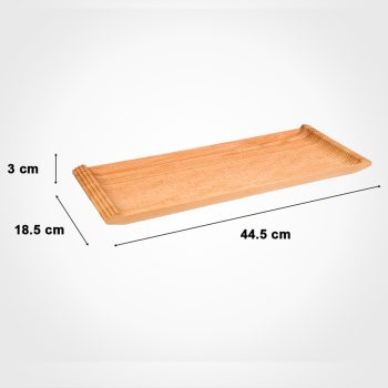 سینی سرو بزرگ چوبی لیمون - Image 2