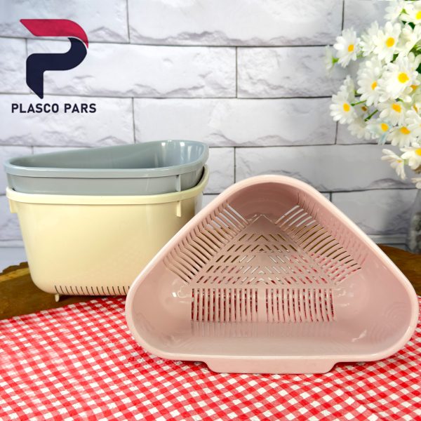 سبد تفاله گیر یاس چاپدار لیمون