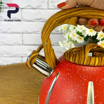 کتری استیل سوتی چوبی 3 لیتر - Image 5