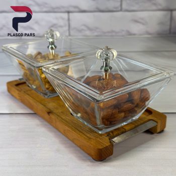 اردو خوری 2 خانه مربع کف چوبی لیمون - Image 7