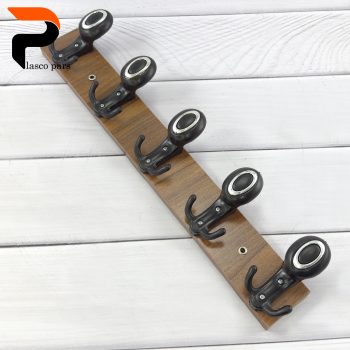 دیوارکوب 5 شاخ چوبی