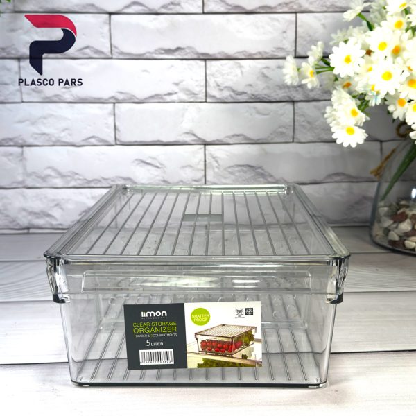 نظم دهنده5 لیتری نشکن مقسم دربدار لیمون