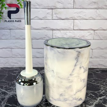 سطل و فرچه 2 جداره رمانتیک ماربل لیمون