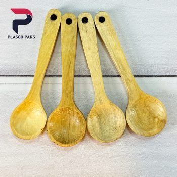 قاشق پیمانه 4 عددی چوبی توت - Image 4