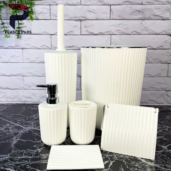 ست سرویس بهداشتی بادبزنی  گرد زبرا همارا